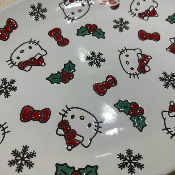 Hello Kitty x Sanrio Christmas Hand Painted Ceramic Serving Tray/Platter *BNWT* - Picture 4 of 4
